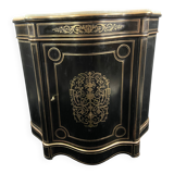 Boulle Napoleon III violin-shaped sideboard at waist height