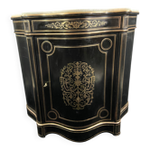 Boulle Napoleon III violin-shaped sideboard at waist height