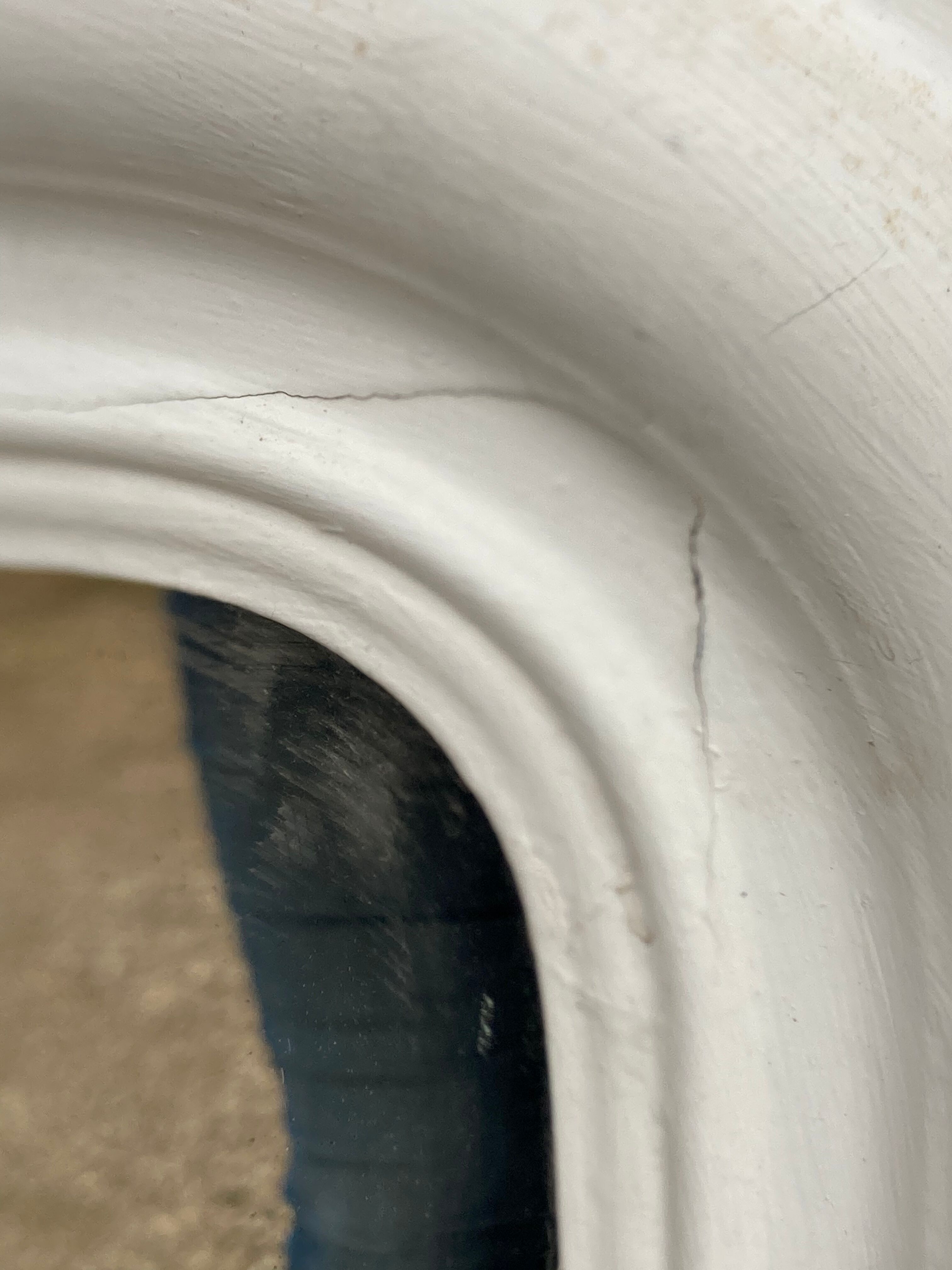 Mirror Louis Philippe white