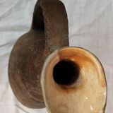 Atelier Garnier pottery: large pitcher with Lascaux decorations + André bowl