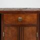 Art Deco cabinet in wood with a marble top, France, 1930s