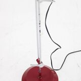 1970s Red Adjustable Floor or Table Lamp, Czechoslovakia