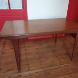 Scandinavian style extendable teak table