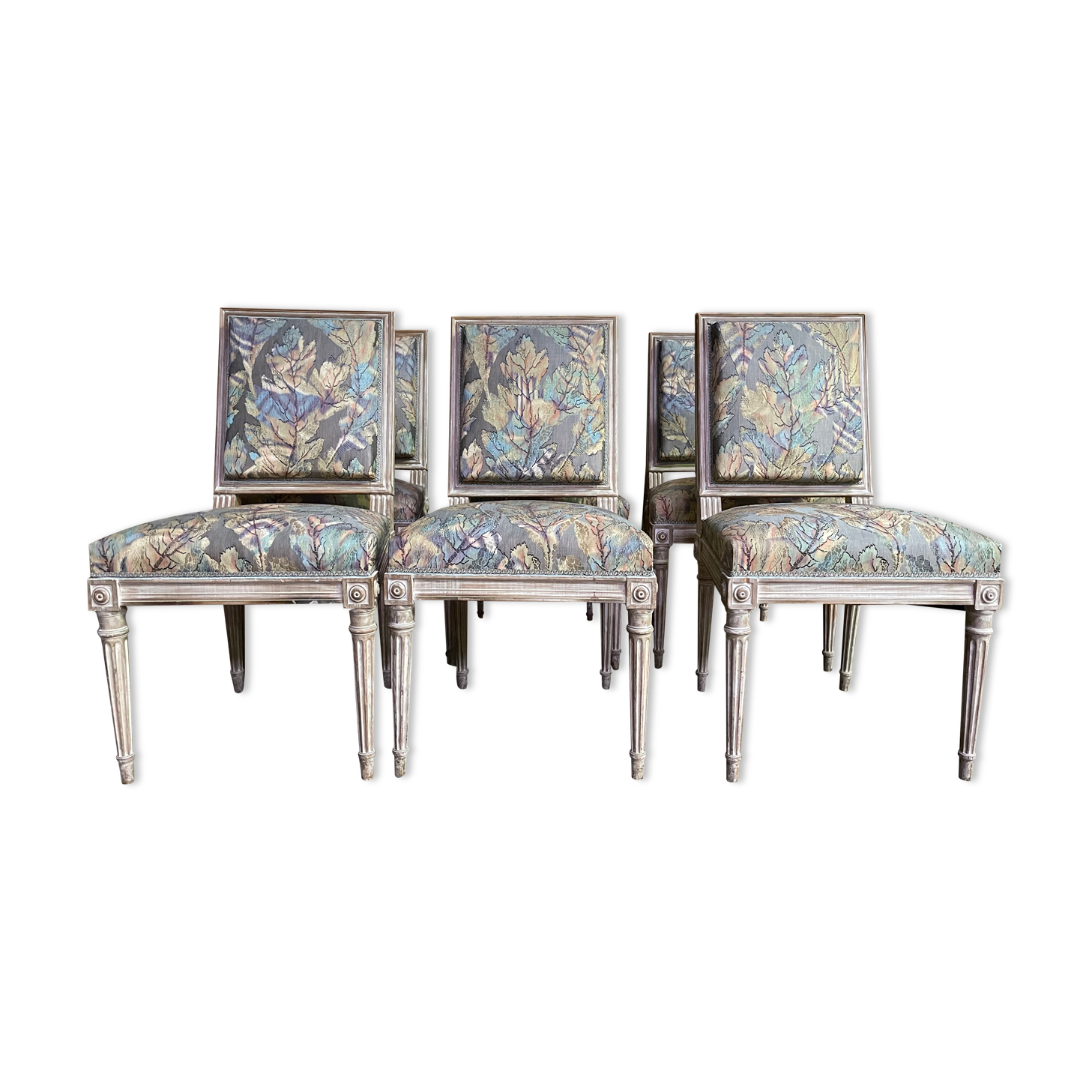 6 Louis XVI style chairs