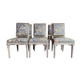 6 chaises de style louis xvi