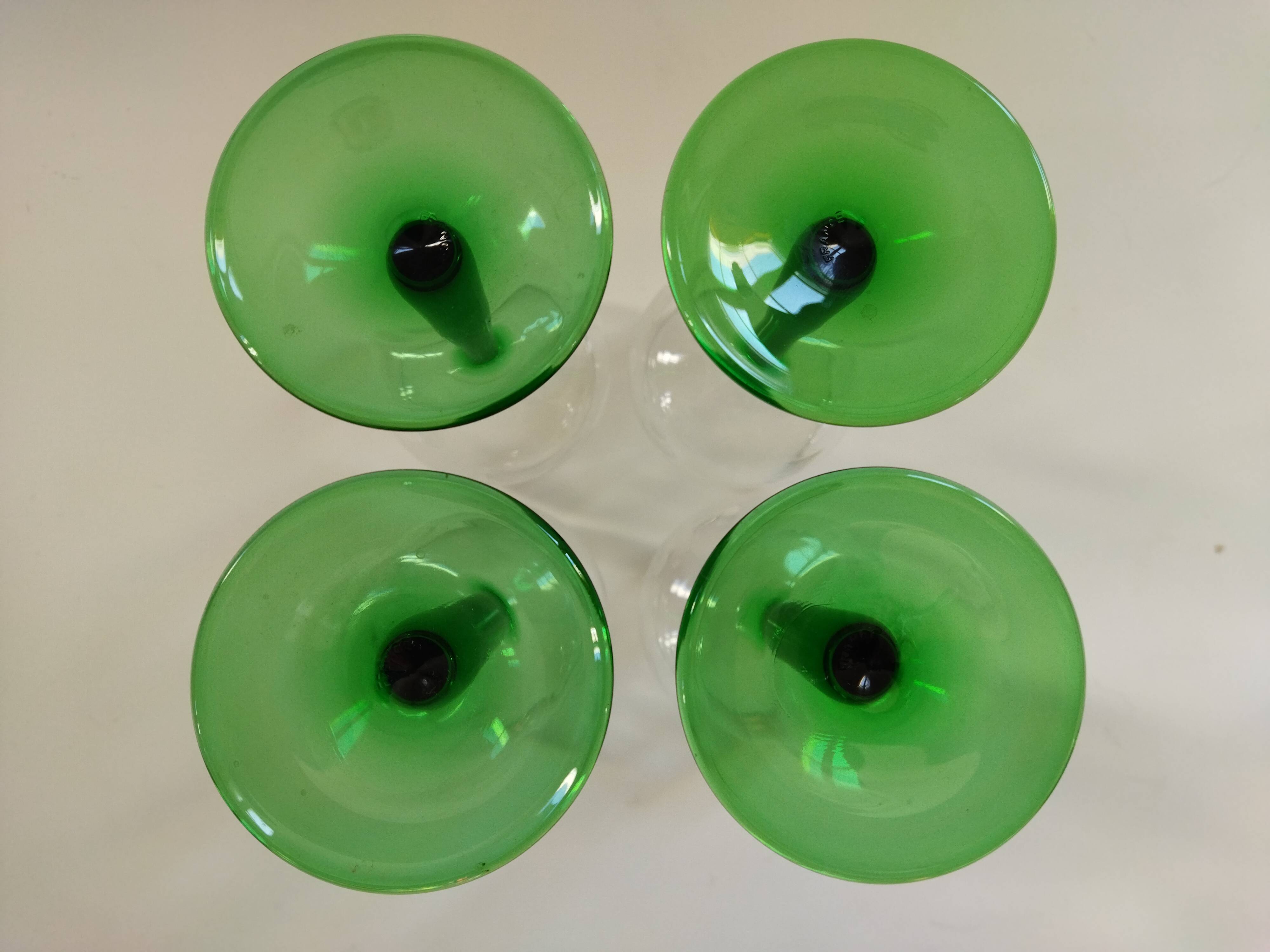 Verres à vin d'Alsace gravés