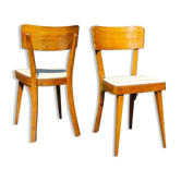 Pair of Scandinavian bistro chairs 60s