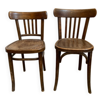 Set of two bistro chairs