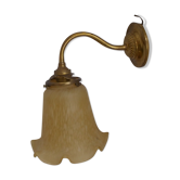 Brass wall light