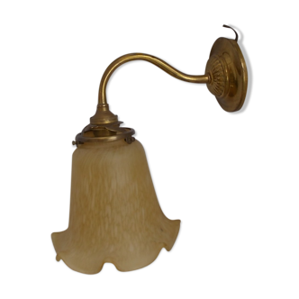 Brass wall lamp