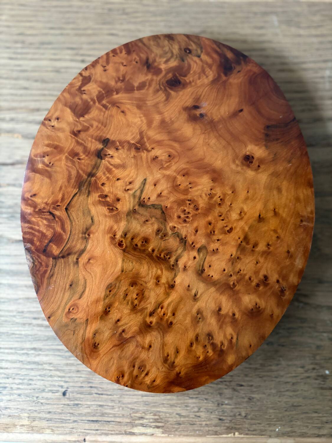 Thuya burl tray