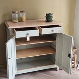 Vintage Parisian buffet with patina in solid wood | Léonie