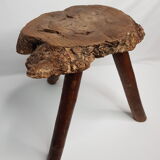 Brutalist tripod stool