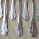 Tableware, housewife 24 pieces in silver metal 84 G Art Deco style