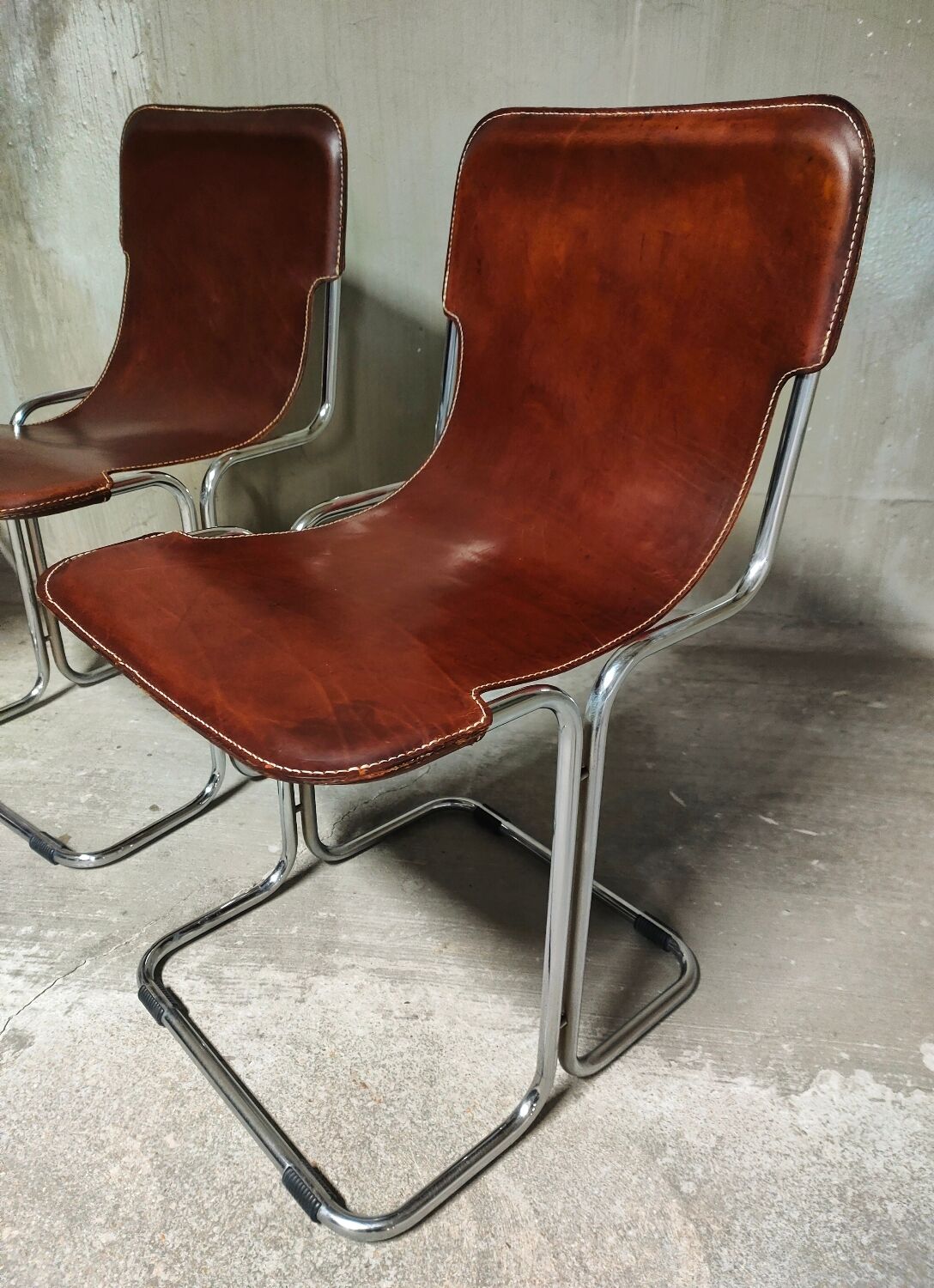 4 dining chairs model Calla by Antonio Ari Colombo for Arflex