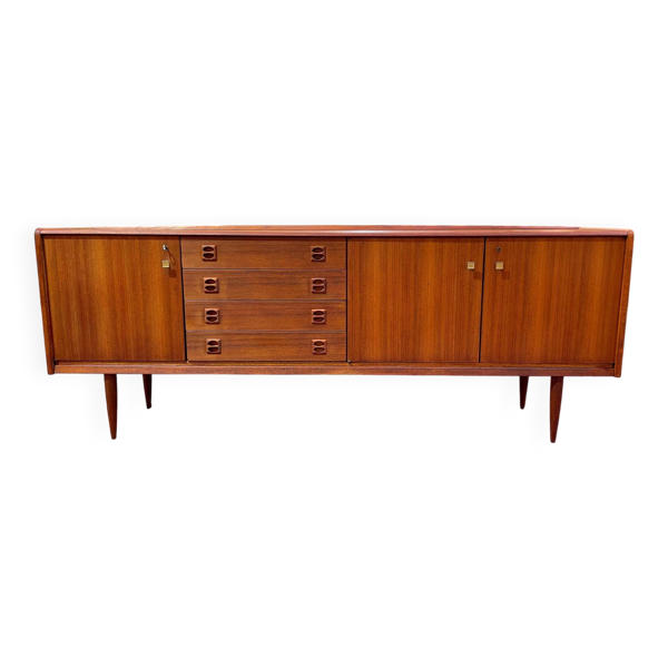 Enfilade scandinave en teck, années 60