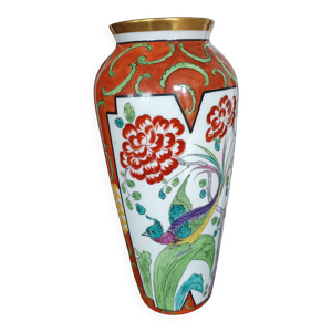 Vase en porcelaine jean