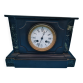 Napoleon III black marble clock, A Chapus 86, rue de Rivoli