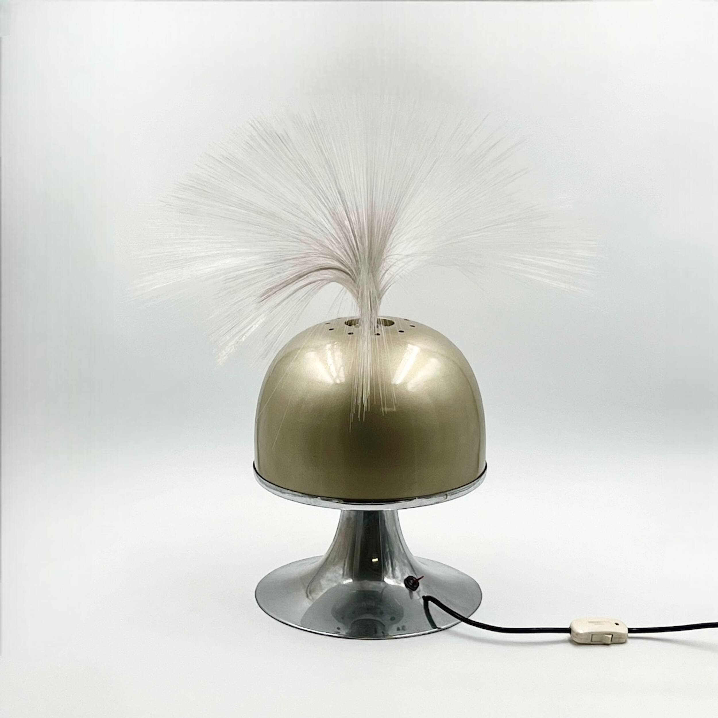 Vintage 60s Ambient Light with Color Disc and Metal Base