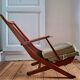 Fauteuil relax vintage 3 positions, meuble siège ancien