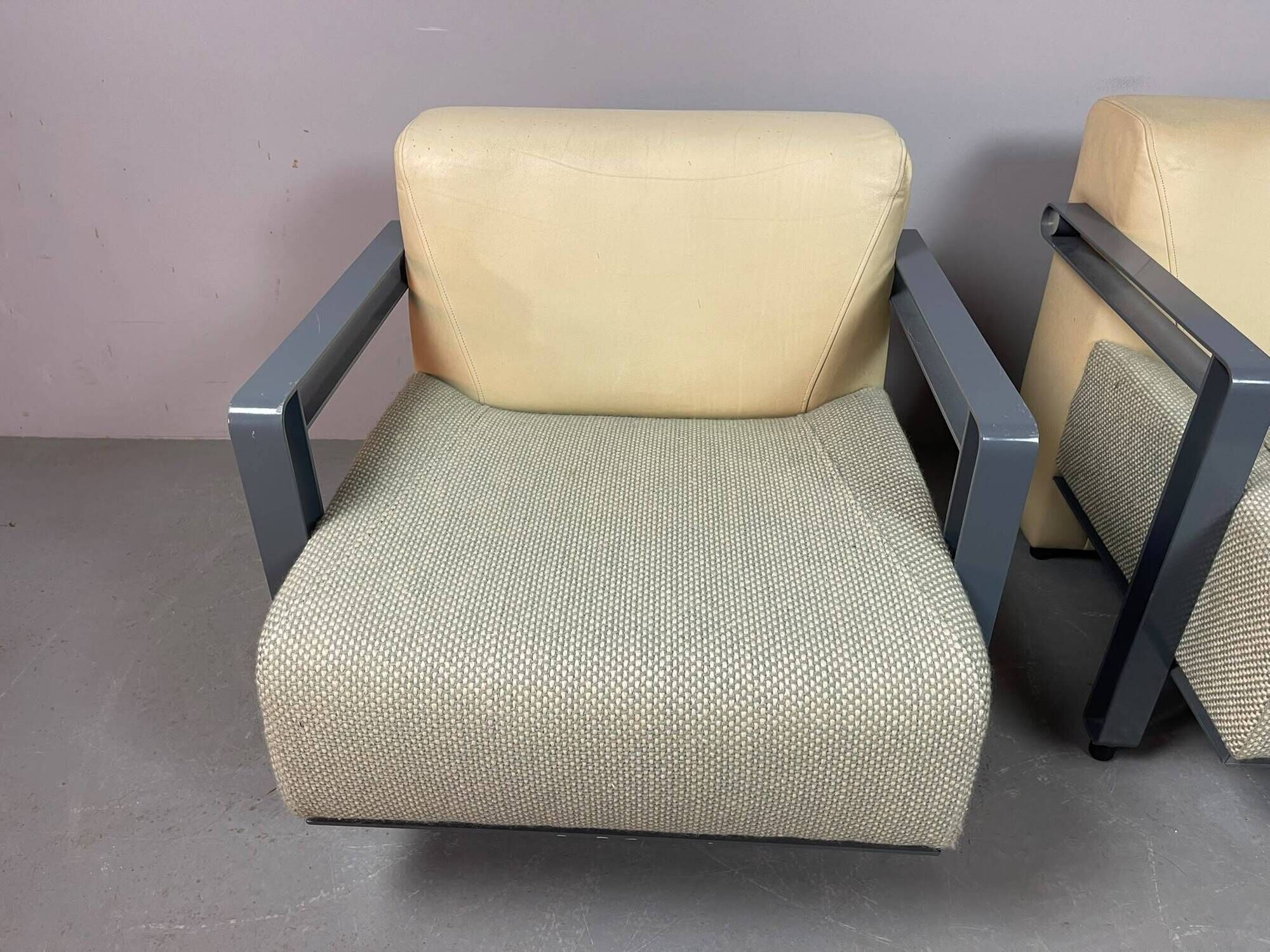 Pair of Artifort Model 952 “Transformation” Lounge Chairs by Hans de Wit.