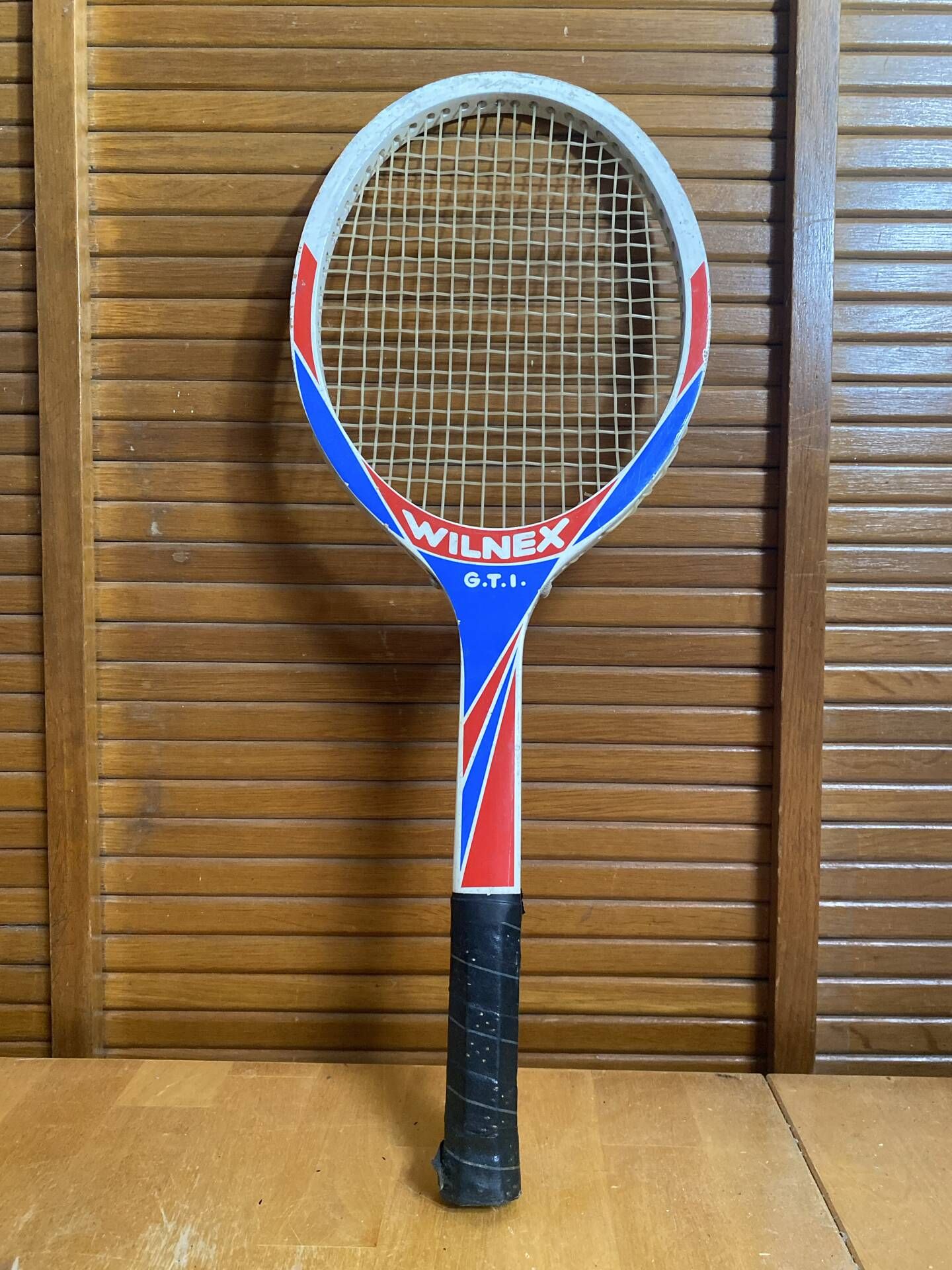 Vintage wilnex gti tennis racket wooden sports