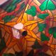 Tiffany-style stained glass pendant light