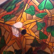 Tiffany-style stained glass pendant light