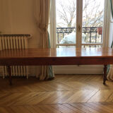Solid cherry dining table
