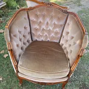 Pair of basket chairs