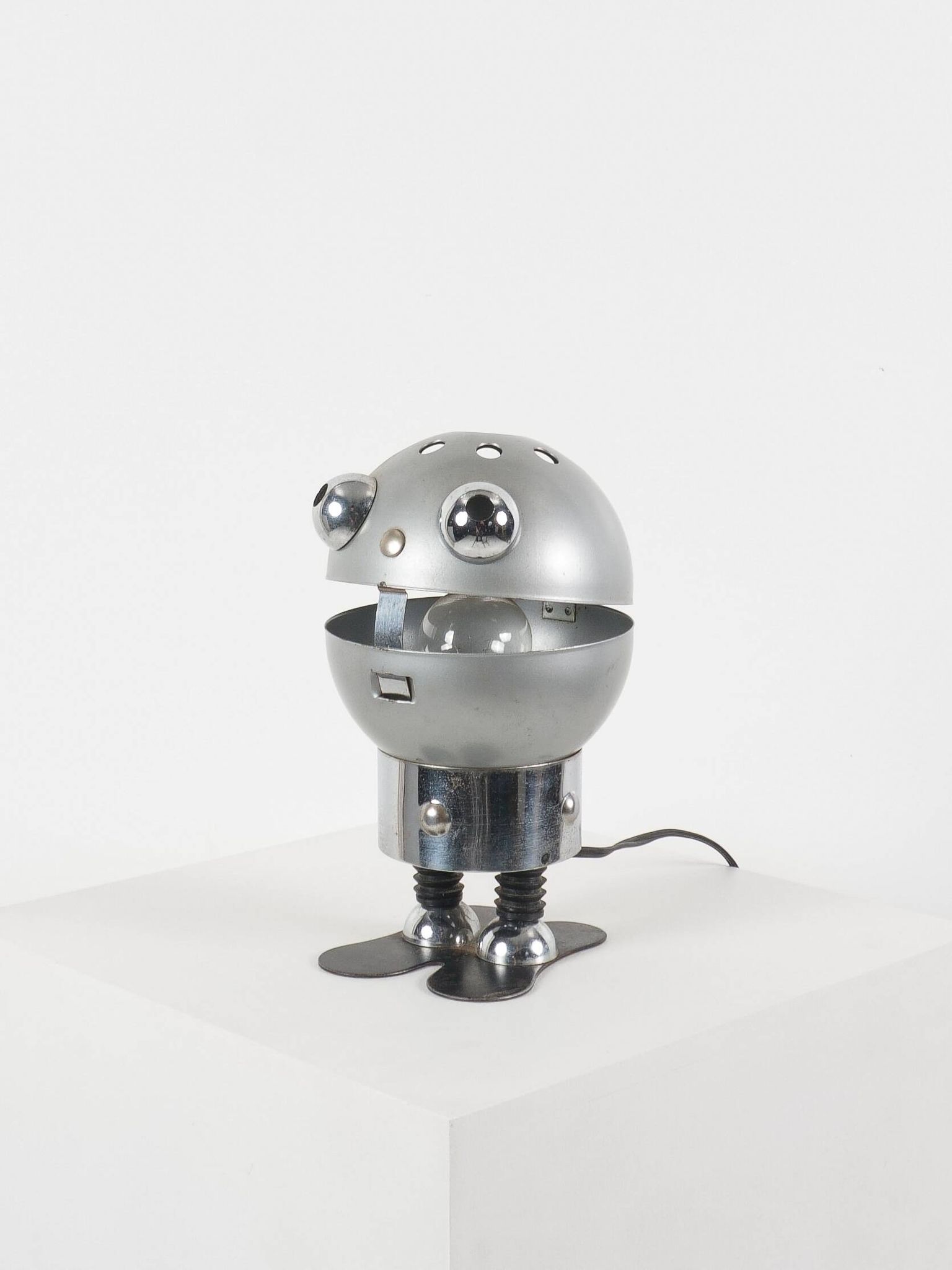 Travail américain - Lampe robot, USA, 1970 - Édition Satco - Métal
