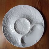 Artichaud service, six splash plates, majolica