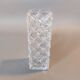 Molded glass vase cross 1940