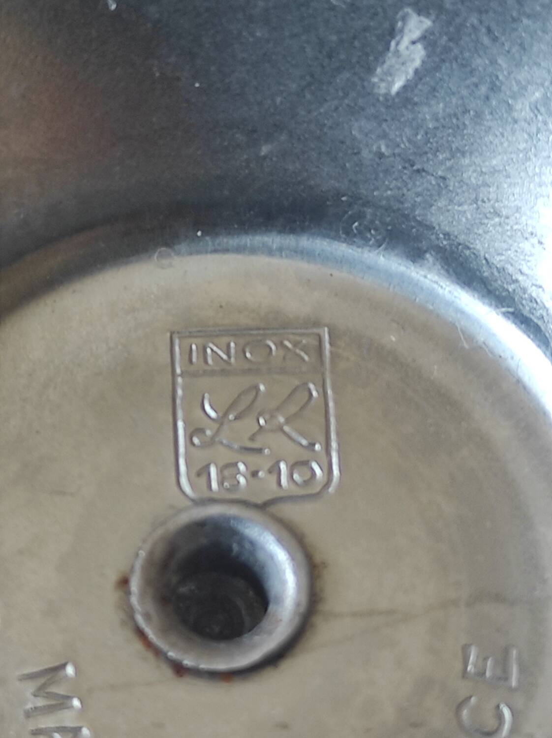 Stainless steel candle holder