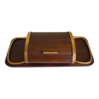 Vintage "Roll-Top" cigarette box, Art Deco, 1950s/1960s