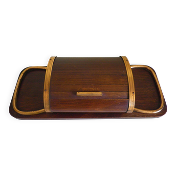 Vintage "Roll-Top" cigarette box, Art Deco, 1950s/1960s