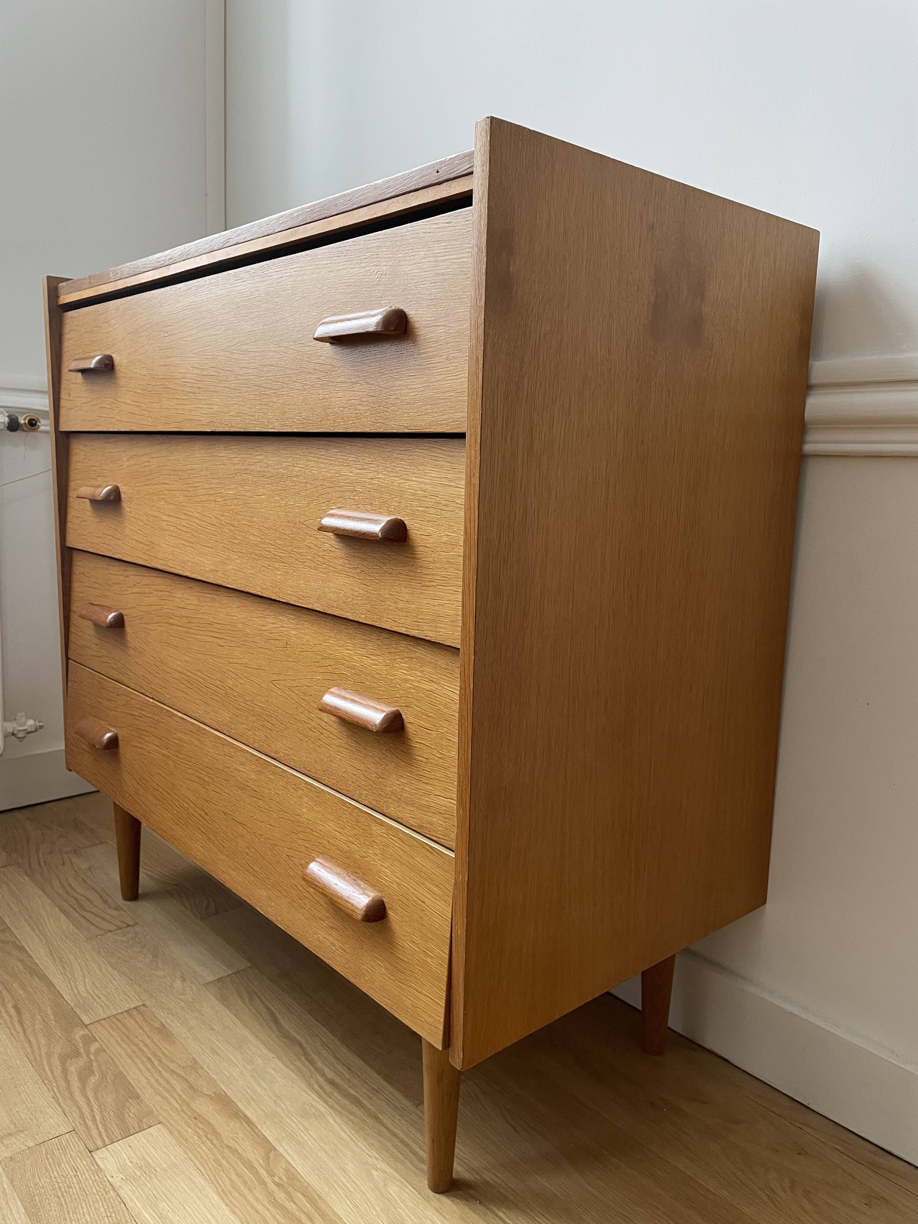Scandinavian chest of drawers, circa 1960