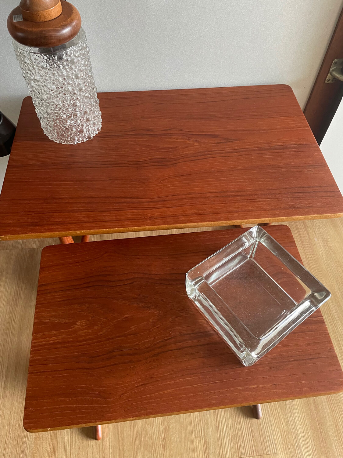 2 Danish nesting tables
