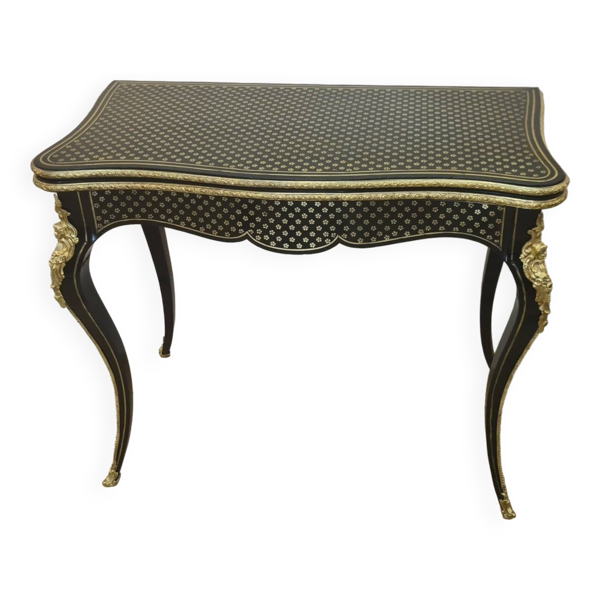 Table de jeux, console Napoléon III