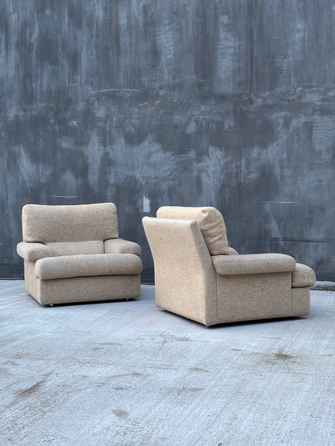 Paire de fauteuils, années 70-80