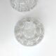 Set of vases pique flowers in glass