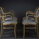 Ensemble de 4 chaises Gemla en hêtre, Suède 1970