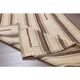Vintage Turkish Hand-Knotted Wool Cotton Brown Kilim Runner Rug 110x213