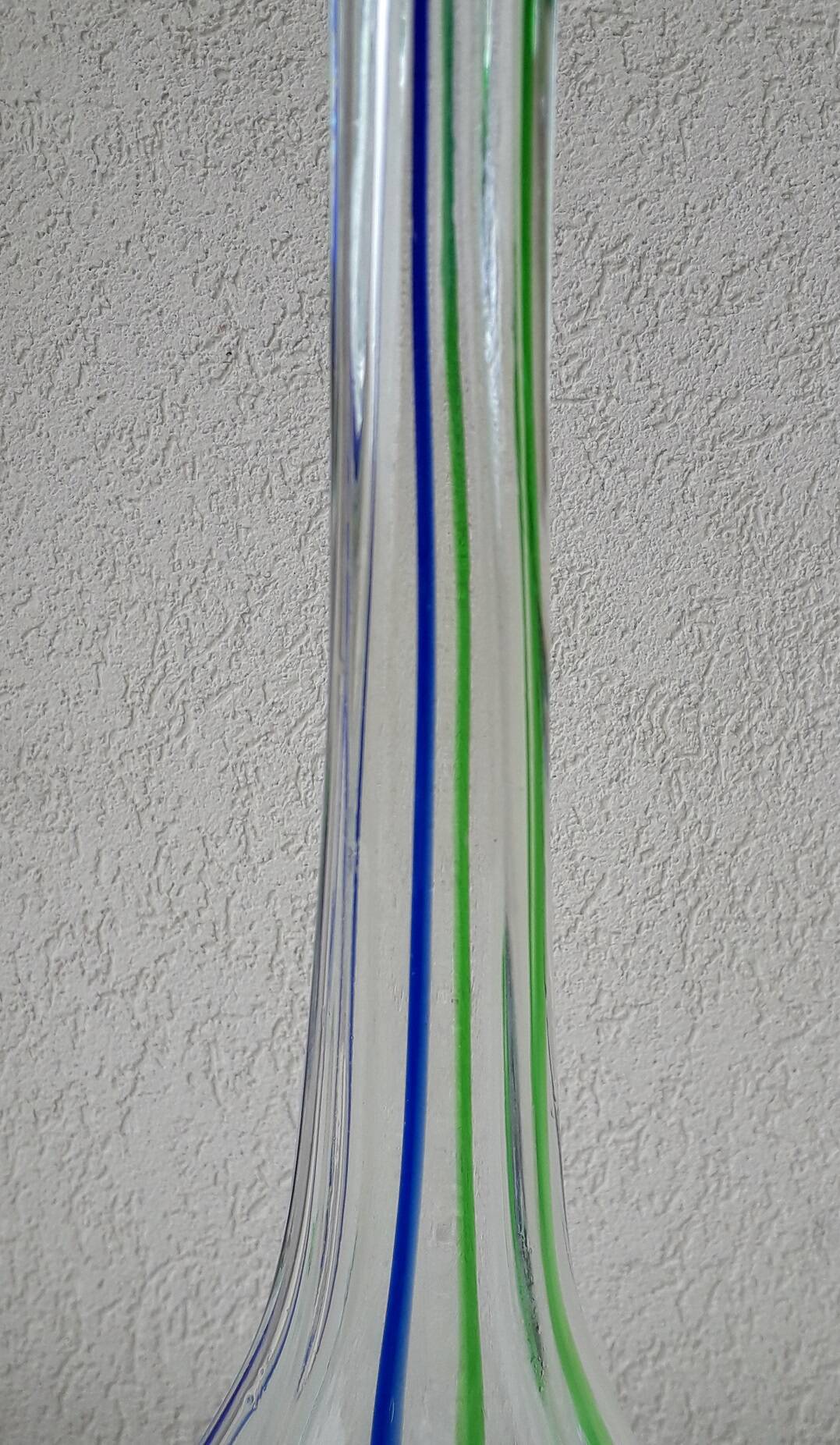 Murano glass soliflore vase