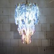 Murano glass pendant lamp by Mazzega, Italy, 1970s.