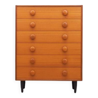 Commode danoise en teck, années 1960