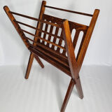 Folding teak magazine holder by Cees Braakman