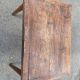 Scandinavian extendable dining table with storage in 19th-century oak.