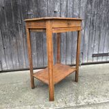 Solid oak side table 1950