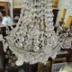 Lustre montgolfiere a pampilles 1 ampoule